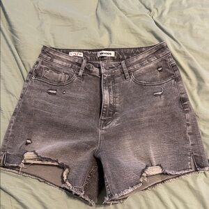Vigoss Charcoal Denim Shorts